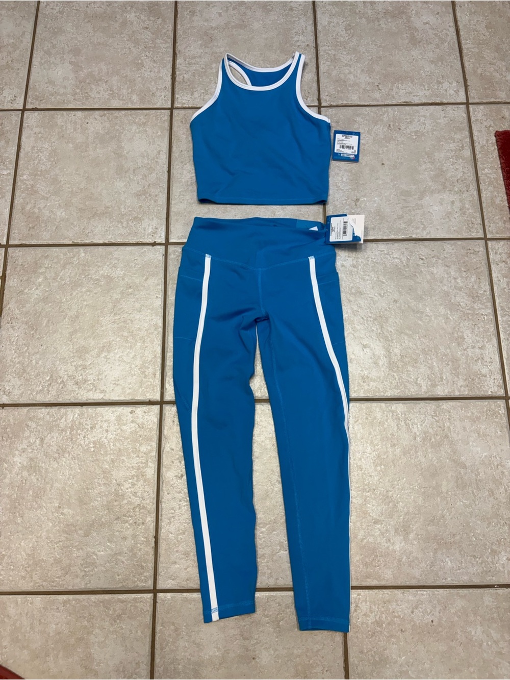 DSG Two-Piece Athletic Set with White Trim
